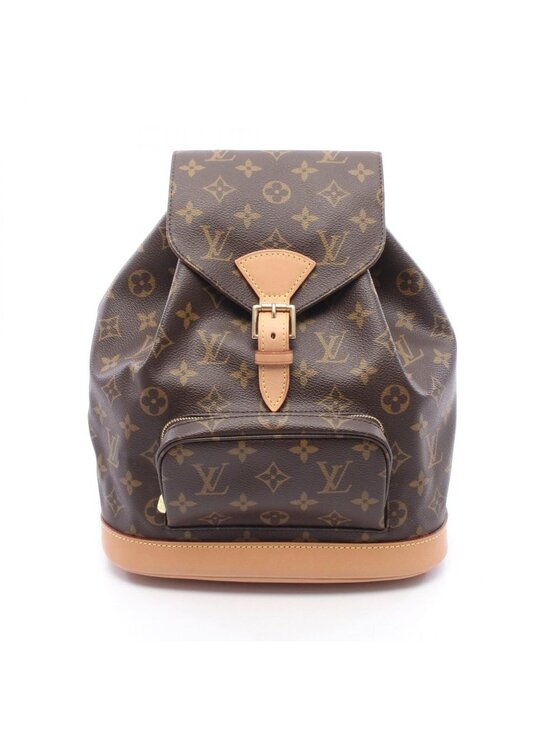 Louis Vuitton Backpack Montsouris MM Canvas Leather